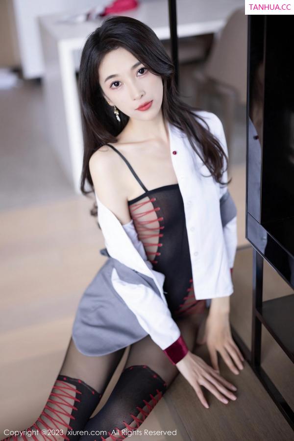 林乐一  [XiuRen]高清写真图 2023.06.25 No.6967 林乐一 黑丝美腿第42张图片
